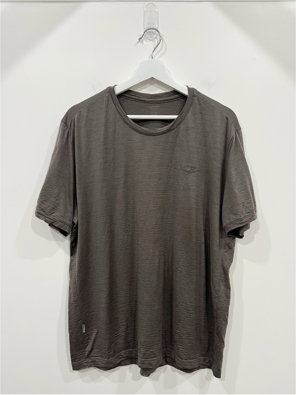 Icebreaker Men’s Merino 125 Cool-Lite T-Shirt Gray Wool Size L